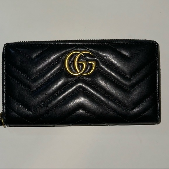 GG Marmont zip around wallet. - Picture 1 of 4